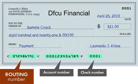 dfcu routing number